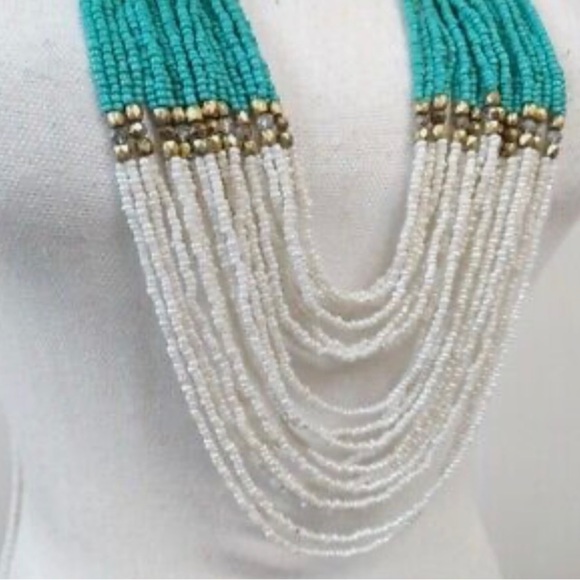 Chloe & Isabel Women's Seed Bead Boho Multistrand Necklace Multicolor - Picture 3 of 11